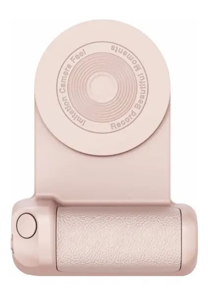 Pembe Yeni Selfie Akıllı Masaüstü Tutucu Kablosuz Şarj Fotoğraf Braketi Manyetik Kamera Kolu Bluetooth (Yurt Dışından)