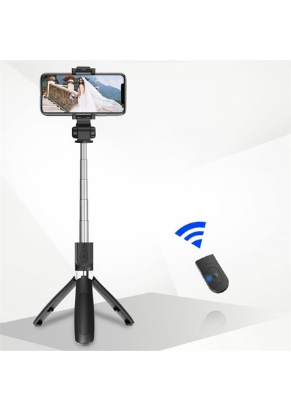 L01S Yeni Kablosuz Bluetooth Selfie Çubuğu Tripod Uzaktan Deklanşör ile Katlanabilir Tripodlar Monopodlar Evrensel IPhone Android Telefonlar Için (Yurt Dışından) fırsatları