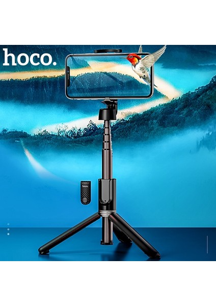 Pembe Hoco Kablosuz Bluetooth Selfie Sopa El Akıllı Telefon Kamera Tripod iPhone x Samsung Huawei Android Için Kablosuz Uzaktan Kumanda ile (Yurt Dışından) fiyatları