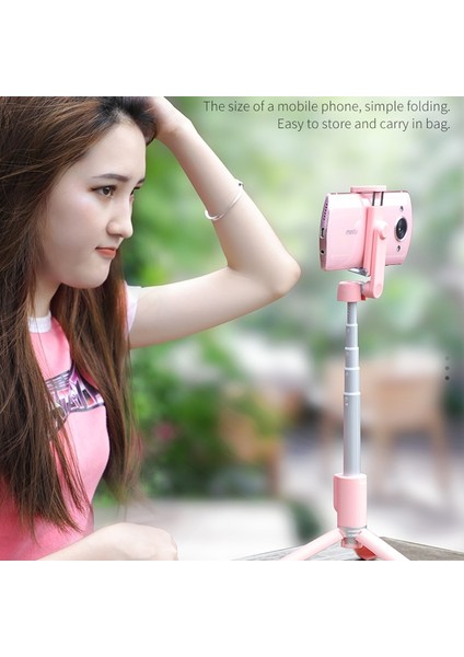 Pembe Hoco Kablosuz Bluetooth Selfie Sopa El Akıllı Telefon Kamera Tripod iPhone x Samsung Huawei Android Için Kablosuz Uzaktan Kumanda ile (Yurt Dışından) indirimleri