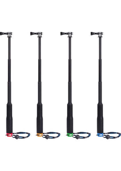 Mavi Hafif Tripod 19 Inç Uzatılabilir Kamera Selfie Sopa Eylem Kamera El Monopod Gopro Hero 10/9/8/7/6/5 Için SJ4000 (Yurt Dışından)