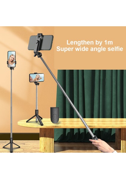 Siyah Bluetooth Uyumlu 4.0 Selfie Çubuk Doldurma Lambası Uzaktan Kumanda Vlogging LED Işık Ev Ofis Canlı Akış Telefon Tutucu (Yurt Dışından) indirimleri