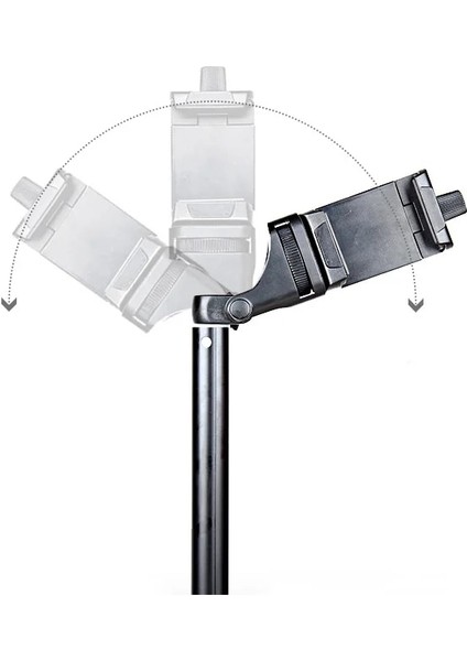 Gül Kırmızı Alüminyum Alaşım Standları Tutucu Bluetooth Selfie Sopa Tripod ile Video Blogger Monopod Için Xiaomi iPhone Huawei Telefonları (Yurt Dışından) modelleri