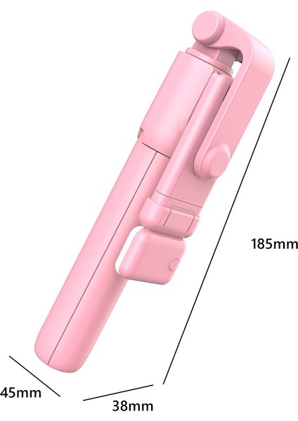 Pembe Bluetooth Uyumlu Taşınabilir Selfie Çubuğu Katlanabilir Uzatılabilir Tripod ile Ios Android Için Dolgu Işığı Kablosuz Uzaktan Deklanşör (Yurt Dışından) indirimleri