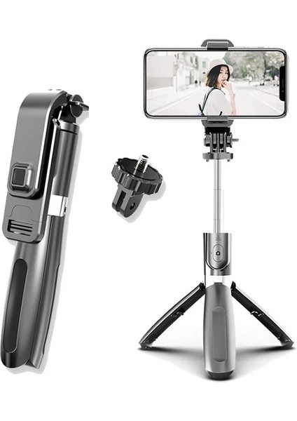 Beyaz Selfie Sopa Bluetooth Kablosuz Uzaktan Kumanda Mini Çok Fonksiyonlu Tripod Iphone Samsung Xiaomi Ios Android Cep Telefonu (Yurt Dışından) fiyatları