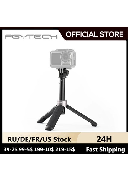 P-GM-117 Pgytech Uzatma Çubuğu Tripod 40 cm Selfie Sopa Gopro Hero 11/10 9 8 7 INSTA360 Eylem Kamera Genişletme Aksesuarları (Yurt Dışından)