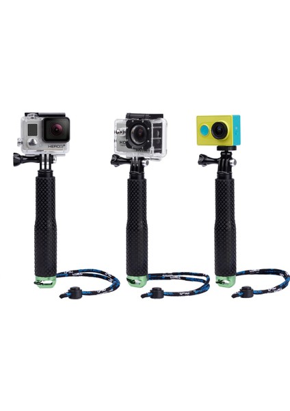 Mavi Hafif Tripod 19 Inç Uzatılabilir Kamera Selfie Sopa Eylem Kamera El Monopod Gopro Hero 10/9/8/7/6/5 Için SJ4000 (Yurt Dışından)