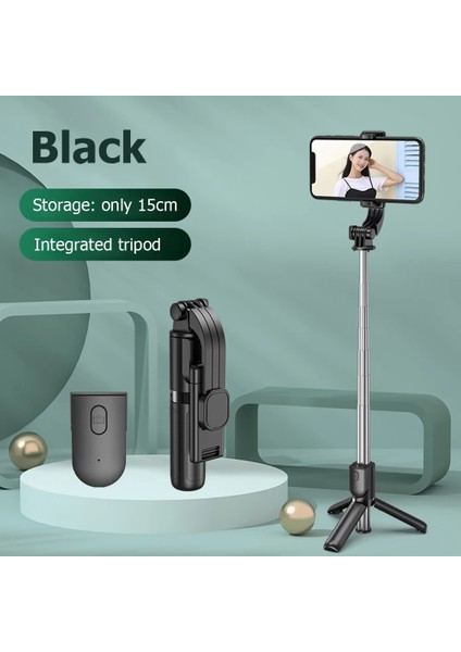Siyah Bluetooth Kablosuz Selfie Sopa Katlanabilir Mini Tripod Uzatılabilir Monopod Ios Android Cep Telefonu Için Işık Uzaktan Deklanşör ile (Yurt Dışından) fırsatları