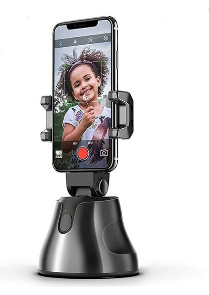 Siyah Taşınabilir Hepsi Bir Arada Otomatik Akıllı Selfie Çubuğu 360 Döner Otomatik Yüz ve Nesne Izleme Vlog Çekim Akıllı Telefon Montaj Tutucu (Yurt Dışından) fiyatları