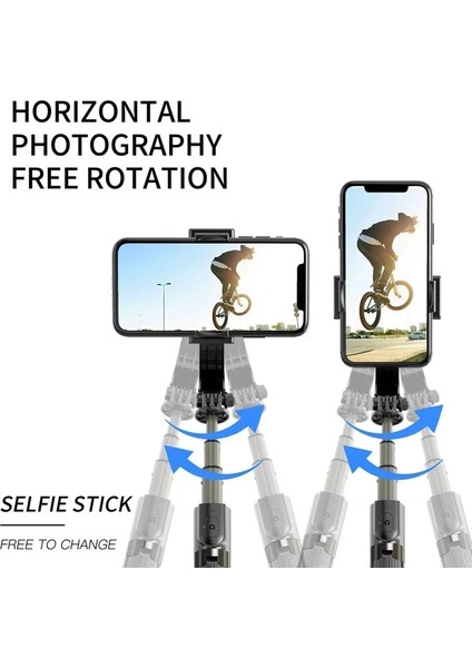 Stil E Beyaz LED Selfie Çubuğu Gimbal Sabitleyici Tripodlu Telefon Tutucu Mobil Stand Eylem Kamera LED Işık Cep Akıllı Telefon Monopod Fotoğraf (Yurt Dışından) fırsatları