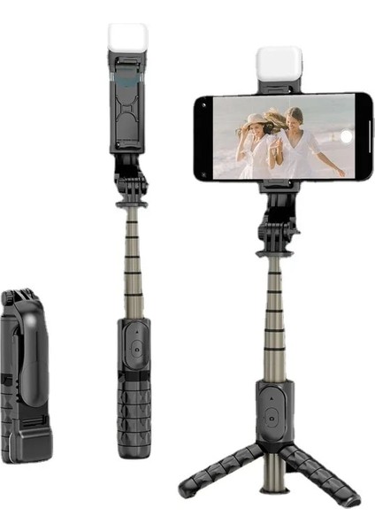 Işık Olmadan Yeni Mini Kablosuz Bluetooth Selfie Çubuğu Katlanabilir Tripod, Iphone Xiaomi Için Dolgu Işığı Deklanşör Uzaktan Kumanda ile (Yurt Dışından) fiyatları