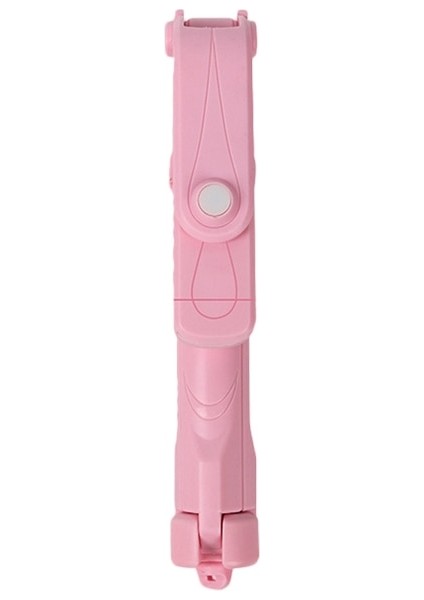 Pembe 4 In 1 Kablosuz Selfie Çubukları Bluetooth Uyumlu Çubuk Selfie Tripod Akıllı Telefon Için Katlanabilir Selfie Sopa (Yurt Dışından)