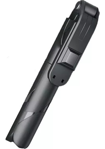 Siyah XT02 Bluetooth Uyumlu Selfie Çubuğu Cep Telefonu Tutucu Kolu Geri Çekilebilir Taşınabilir Çok Fonksiyonlu Tripod Telefon (Yurt Dışından)