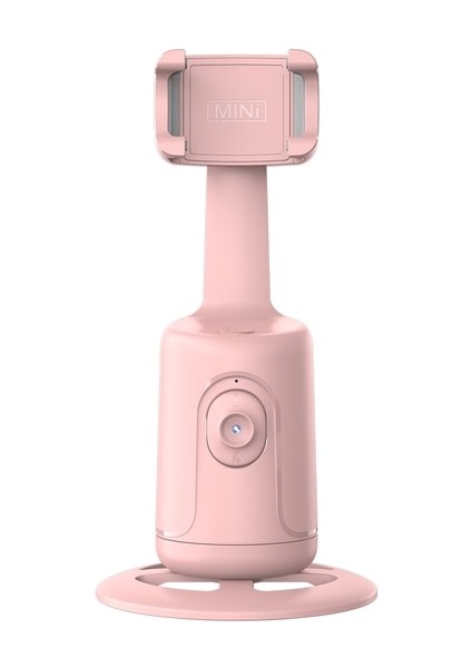 Pembe 2022 Yeni Otomatik Yüz Takip 360 Rotasyon Takip Gimbal Sabitleyici Monopod Masaüstü Izleme Gimbal Tiktok Canlı Fotoğrafçılık Için (Yurt Dışından)