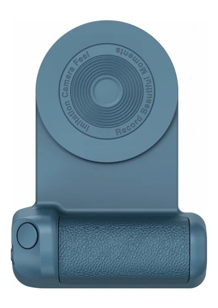 Mavi Manyetik Kamera Kolu Selfie Güçlendirici Tutucu El Kavrama Bluetooth El Telefonu Sarsıntı Önleyici Selfie Cihazı Magsafe Kablosuz Şarj (Yurt Dışından)