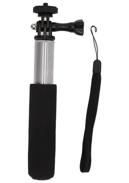 Gopro Sopa Için Gümüş Monopod Tripod Teleskop Uzatılabilir Baton Selfie El Sophie Gopro Hero 3 Için Montaj Sopaları (Yurt Dışından)