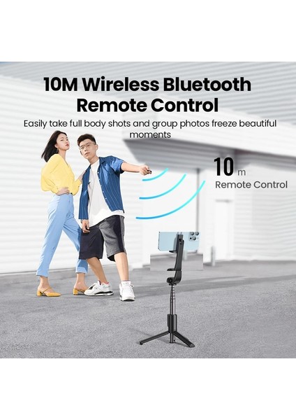 Yeni Selfie Çubuğu 【yeni Satışta】ugreen Bluetooth5.1 Selfie Çubuğu Tripod Standı 750MM Genişletilmiş 10M Bluetooth Uzaktan Deklanşör Evrensel Ios Android Için (Yurt Dışından)