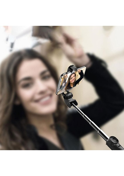 Yeşil Beyaz 3 In 1 Kablosuz Bluetooth Selfie Çubuğu Katlanabilir Mini Tripod iPhone Ios Android Için Akıllı Uzaktan Kumanda ile Genişletilebilir Monopod (Yurt Dışından)