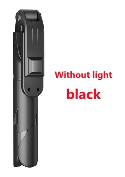 Işık Yok Siyah Kablosuz Bluetooth Selfie Sopa Mini Tripod Cep Telefonu Için Dolgu Işığı ile Katlanabilir Tutucu Standı iphone Sumsung Huawei (Yurt Dışından)
