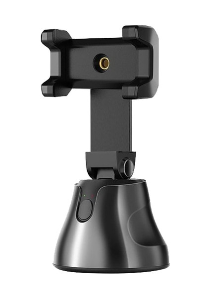 Siyah Akıllı Takip Gimbal Akıllı Telefon Gimbal 360° Takip Kamerası Yüz Tanıma Vlog Canlı Video Kaydı Için Cep Telefonu Tutucu (Yurt Dışından)