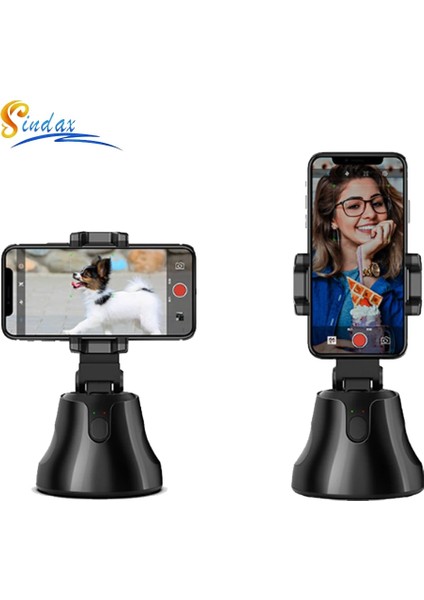Siyah Akıllı Takip Gimbal Akıllı Telefon Gimbal 360° Takip Kamerası Yüz Tanıma Vlog Canlı Video Kaydı Için Cep Telefonu Tutucu (Yurt Dışından) fiyatları