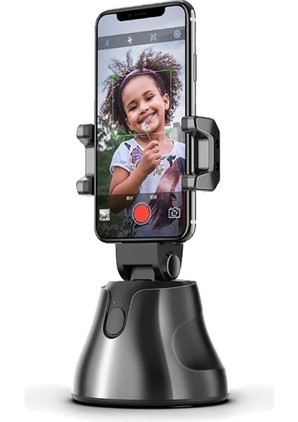 Siyah Akıllı Takip Gimbal Akıllı Telefon Gimbal 360° Takip Kamerası Yüz Tanıma Vlog Canlı Video Kaydı Için Cep Telefonu Tutucu (Yurt Dışından) modelleri