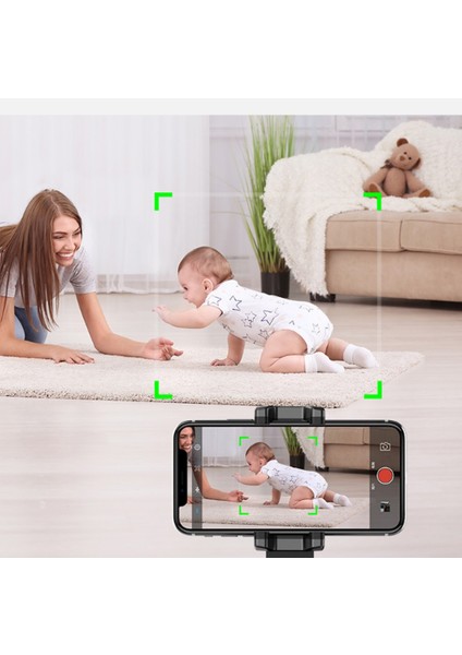 Siyah Akıllı Takip Gimbal Akıllı Telefon Gimbal 360° Takip Kamerası Yüz Tanıma Vlog Canlı Video Kaydı Için Cep Telefonu Tutucu (Yurt Dışından) indirimleri