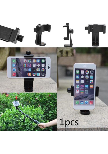 Cep Telefonu Tripod Bağlama Aparatı Cep Telefonu Klip Tutucu Dikey Braket 360 Derece Dönen Masa Tripod Adaptörü Samsung iphone (Yurt Dışından) fiyatları