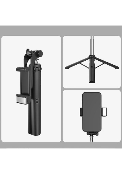 Siyah Anti-Shake Selfie Sopa El Gimbal Akıllı Telefon Sabitleyici Teleskopik Bluetooth Selfie Sopa Tripod Cep Telefonu Tutucu (Yurt Dışından) indirimleri