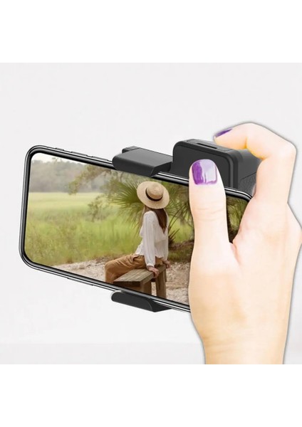 Siyah Kablosuz Bluetooth Uyumlu Akıllı Telefon Selfie Güçlendirici Kolu Kavrama Telefon Sabitleyici Standı Tutucu Deklanşör 1/4 Vida (Yurt Dışından) modelleri