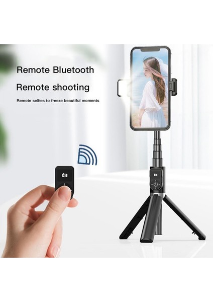 Beyaz Taşınabilir Katlanır Selfie Sopa Kablosuz Bluetooth Cep Telefonu Tutucu Geri Çekilebilir Typetripod iPhone Huaweı Xiaomi Standı (Yurt Dışından) fırsatları