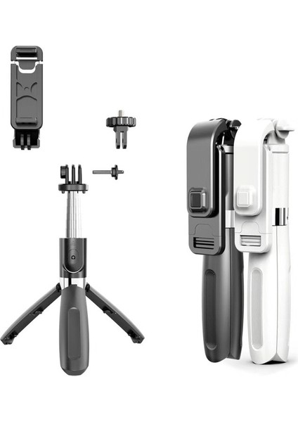 Siyah Kablosuz Bluetooth Katlanabilir Selfie Sopa Teleskopik Tripod Gopro Eylem Kamera Akıllı Telefonlar Için Uzaktan Deklanşör Maksimum Uzunluk 1 M (Yurt Dışından) modelleri