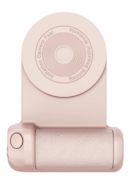 Pembe Manyetik Kamera Kolu Selfie Kavrama Fotoğraf Braketi Akıllı Bluetooth Cep Telefonu Sarsıntı Önleyici Selfie Cihazı Magsafe C Tipi Şarj Cihazı (Yurt Dışından)