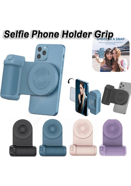 Pembe Manyetik Kamera Kolu Selfie Kavrama Fotoğraf Braketi Akıllı Bluetooth Cep Telefonu Sarsıntı Önleyici Selfie Cihazı Magsafe C Tipi Şarj Cihazı (Yurt Dışından) indirimleri