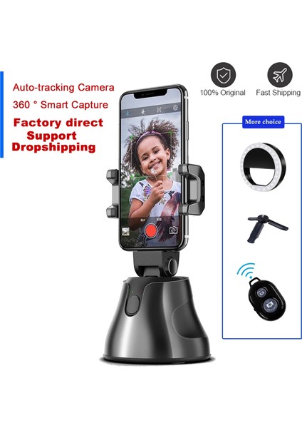 Beyaz Işıklı Apai Genie 360 Döndürme Yüz Izleme Selfie Çubuğu Tripod Nesne Takip Tutucu Kamera Fotoğraf Vlog Canlı Video Kaydı Için Gimbal (Yurt Dışından) fiyatları