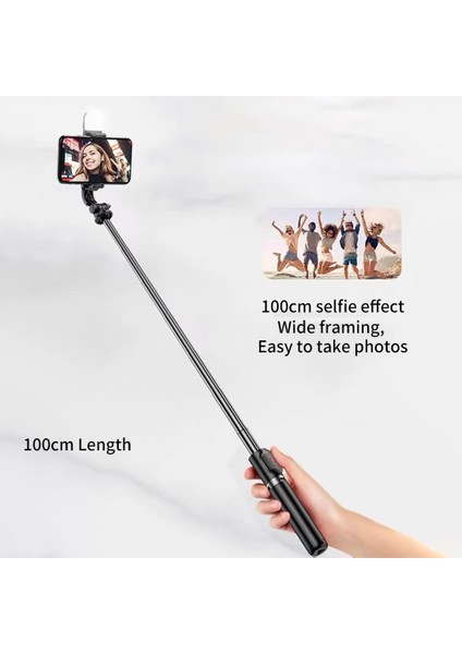 Beyaz Model Selfie Sopa Katlanabilir Mini Tripod Fotoğraf Dolgu Işığı Mini Kablosuz Bluetooth 2022 Yeni Stil Ios Android Için (Yurt Dışından)