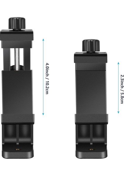 Siyah Neewer Akıllı Telefon Tutucu Dikey Braket, iPhone 12/11 Pro Max/x Için Telefon Klipsi Tripod Adaptörü, Galaxy S20+/S20, Huawei P40 Pro (Yurt Dışından) modelleri