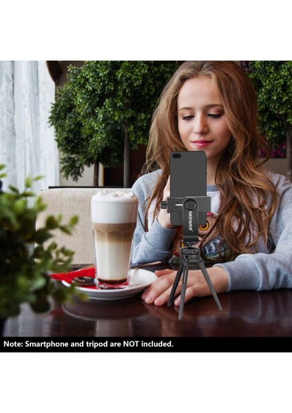 Siyah Neewer Akıllı Telefon Tutucu Dikey Braket, iPhone 12/11 Pro Max/x Için Telefon Klipsi Tripod Adaptörü, Galaxy S20+/S20, Huawei P40 Pro (Yurt Dışından) indirimleri