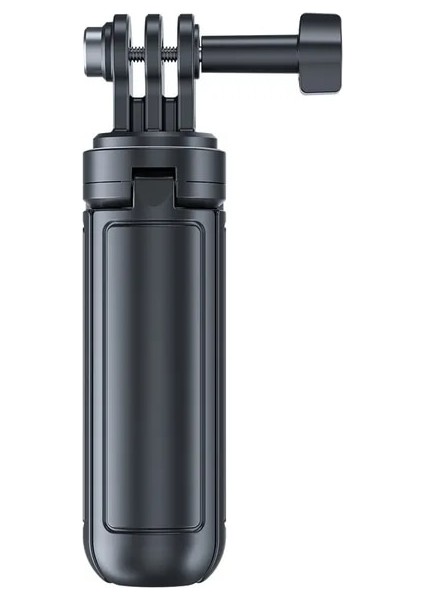 Siyah Telesın Mini Selfie Sopa Taşınabilir Ayarlanabilir Uzunluk El Selfie Çubukları Tripod Djı Action 2 Için (Yurt Dışından)