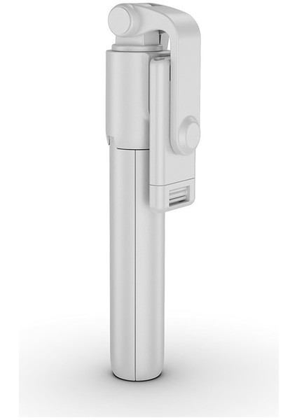 Beyaz R1 Selfie Çubuğu Mini Telefon Tripod Standı Bluetooth Uzaktan Deklanşör Uzatılabilir Akıllı Telefon Monopod Ayarlanabilir Katlanır Selfie Standı (Yurt Dışından)