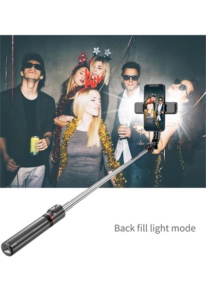 Stil A Işıksız Tripod Selfie Çubuğu Telefon Tutucu Mobil Stand Hücresi Akıllı Telefon Için LED Işık Halkası ile Bluetooth Monopod Teleskopik Geri Çekilebilir (Yurt Dışından)