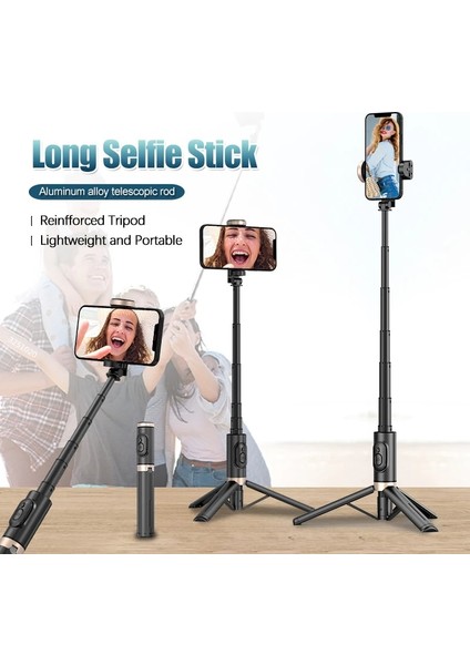 Işık ve Mikrofon (Ty-C) Fgclsy 2022 Yeni Bluetooth Kablosuz Selfie Çubuğu, Dolgu Işığı ile Uzaktan Kumanda Deklanşörü 360 Derece Döndürme Mini Canlı Tripod (Yurt Dışından)