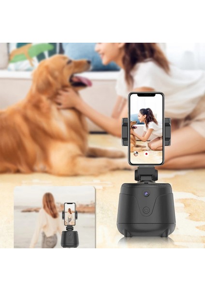 Pembe Otomatik Yüz Takip Kamera Gimbal Sabitleyici 360° Döndürme Selfie Çubuğu Tripod Telefon Akıllı Çekim Tutucu Vlog Video Kaydı (Yurt Dışından) modelleri