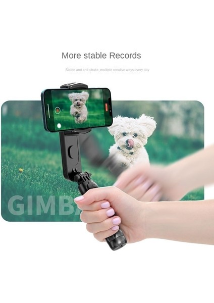 Q09 Siyah Mini Gimbal Sabitleyici Bluetooth Tripod Standı Uzaktan Kumanda ile Gimbal Selfie Çubuğu Selfie Çubuğu 360 ° Dönme Tutucu Sıcak Satış (Yurt Dışından) modelleri