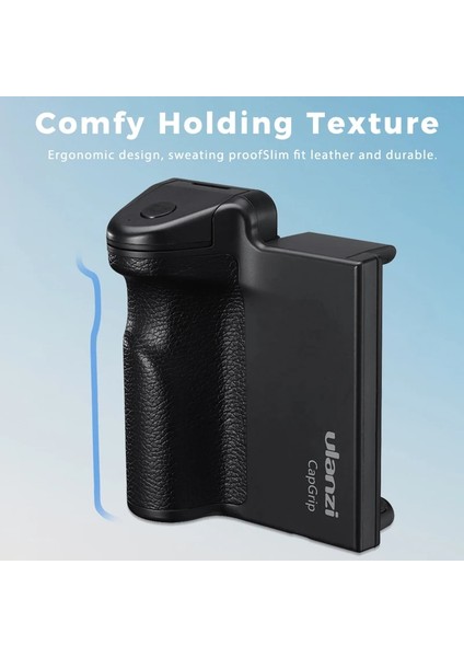 03 Ulanzı Capgrip Kablosuz Bluetooth Telefon Kelepçesi Uzaktan Kumanda ile Kolu Kavrama Selfie Kelepçe iPhone 13 12 12PRO Max Samsung (Yurt Dışından) indirimleri