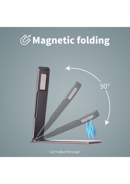 Siyah Ultra Ince Katlanabilir Cep Telefonu Tutucu Braketi Manyetik Metal Alaşım Masaüstü Cep Telefonu Standları Evrensel Telefon Desteği Kickstand (Yurt Dışından) indirimleri