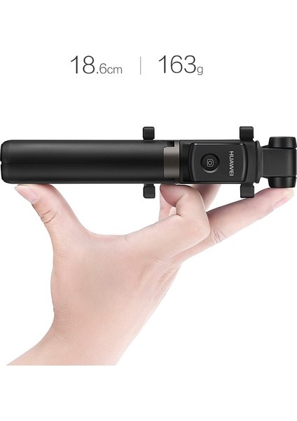Siyah Çanta ile Huaweı AF15 Seyahat Tripod Kablosuz Bluetooth Selfie Sopa Taşınabilir Tripod Kontrol Monopod Ios/huawei/xiaomi Telefon Için El (Yurt Dışından)