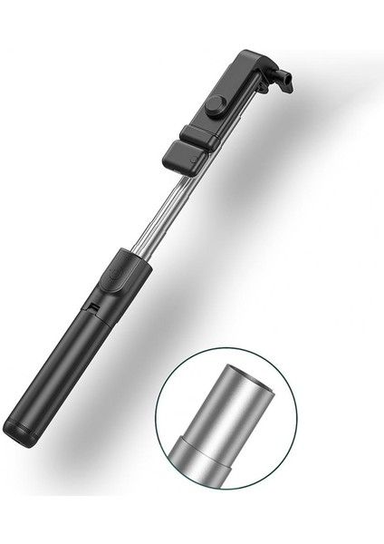 Yeşil Selfie Tripod Dayanıklı 360 Derece Dönme Yüksekliği Ayarlanabilir Cep Telefonu Aksesuarları (Yurt Dışından)