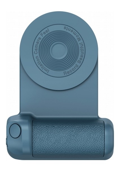 Mavi Akıllı Telefon El Selfie Güçlendirici Tutucu Manyetik Kablosuz Şarj Cihazı 3'ü 1 Arada Akıllı Bluetooth El Sarsıntı Önleyici Selfie Çubuğu (Yurt Dışından)