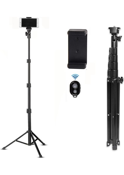 Paket B Cep Telefonu Selfie Sopa Seyahat Tripod Cep Telefonları Için Standı iPhone iPAD Huaweı Xiaomi Redmi Tabletler Kablosuz Bluetooth Portabl (Yurt Dışından)